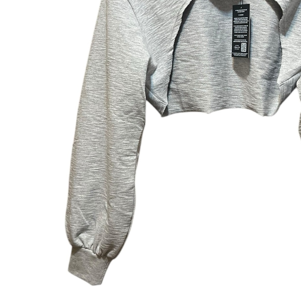 1st Phorm NWT Refine Ultra Crop Light Heather Grey Size Medium - Picture 6 of 15